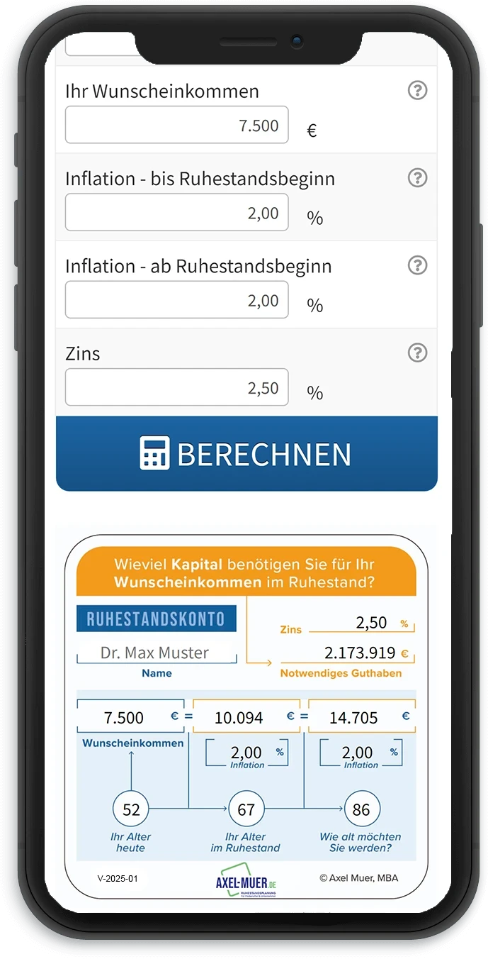 Rechner im iPhone